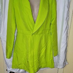 Missguided Neon Green Romper